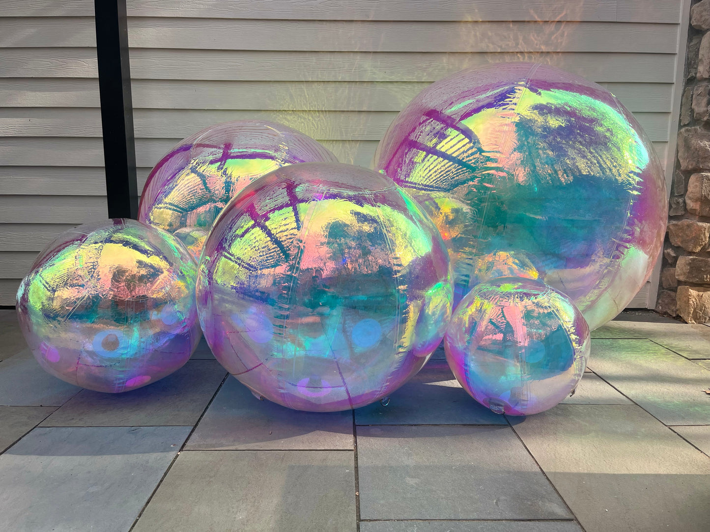 Iridescent Mirror Balls